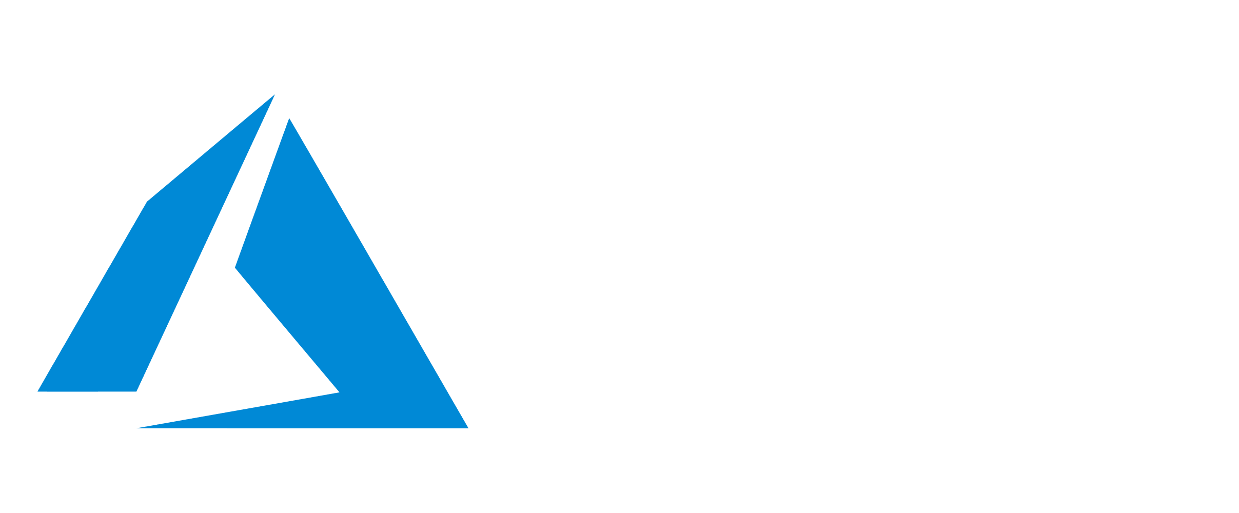 azure white and blue logo